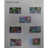 A collection of world stamps