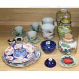 A quantity of Chinese and other Oriental wares