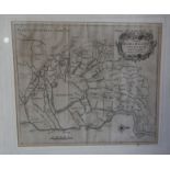 Sir William Dugdale, an uncoloured map of Marsh-land in Norfolk, 33 x 37cm, Henry Teesdale & Co.,