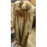 A fox fur coat