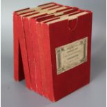 Edward Stanford - 6 folding pocket Ordnance Survey maps - one inch to one mile, for Sandhurst,