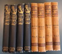 Cervantes - Don Quiote of the Mancha, 4 vols, 8vo, cloth, London and New York, 1895, Scott,