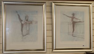 After Charles Willmott, 'Darcey I' and 'Darcey II', a pair of signed giclee prints of Darcey