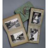 Twenty two early 20th century photo albums, monochrome, Kent and Sussex, topographical views