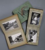 Twenty two early 20th century photo albums, monochrome, Kent and Sussex, topographical views