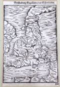 Beschreibung Engellands Und Schottlandts, Sebastian Munster (1489-1552). Woodcut map of Scotland,