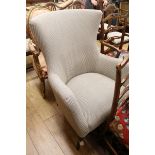 A Victorian style armchair