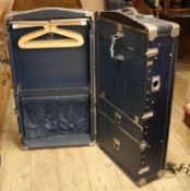 An early 20th century travelling compactum trunk by Ermette W.57cm