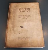 Sparrow, Walter Shaw - The Spirit of the Age: The Work of Frank Brangwyn, folio, cloth, stained,