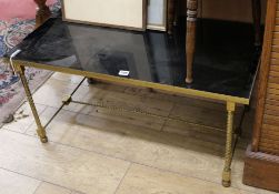 A Maison Jansen style low table W.88cm