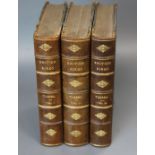 Yarrell, William - A History of British Birds, 3 vols, 8vo, half calf, London 1843