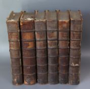 England. Laws and Statutes - The Statutes at Large ..., 6 vols, edited by William Hawkins, folio,