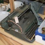 A 1950's Olympia typewriter