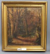 Elinor May Constable (1872-1947), oil on canvas, 'Autumn Ardtully', inscribed and labelled verso,