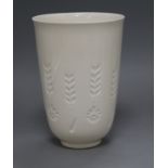 A Royal Copenhagen porcelain vase, ex Geoffrey Godden collection height 17.5cm