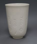 A Royal Copenhagen porcelain vase, ex Geoffrey Godden collection height 17.5cm