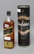 One Glenfiddich Special Reserve malt whisky, and one Johnnie Walker Blakc label