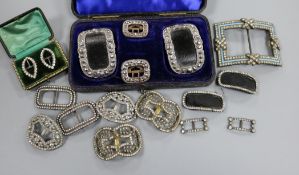 A collection of buckles
