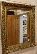 A gilt frame mirror