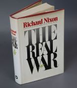 Nixon, Richard M - The Real War, 1st edition, 8vo, in clipped d/j, inscribed to Sheila MacKellow 8th