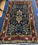 A Qum carpet 220 x 126cm