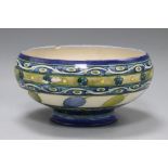 A Moorcroft honesty pattern bowl (a.f.) Diameter 21cm, Height 12cm