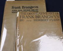 Furst, Herbert, Ernest, Augustus - The Decorative Art of Frank Brangwyn, 4to, cloth, with d.j., with