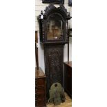 James Gandy of Cockermouth. A longcase clock H.192cm