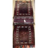 A North West Persian saddlebag 145 x 61cm