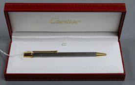 A cased Cartier pen
