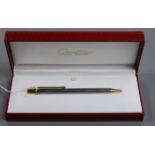 A cased Cartier pen