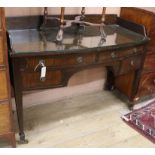 A mahogany washstand W.122cm