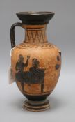 A Greek Attic style vessel height 28cm (a.f.)