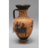 A Greek Attic style vessel height 28cm (a.f.)