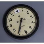 A GWR wall clock