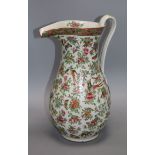 A 19th century Canton jug height 36cm