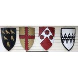 Four Replica shields