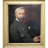 James E. Barclay, oil on canvas, Portrait of William Wynch George Bach Willis 1838-1910 (Major in