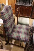 A Regency dining chair and another