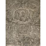 Leonard Gaultier (1561-1641) c.1600, engraving, 'Michelangelo's last judgement', 31 x 23cm