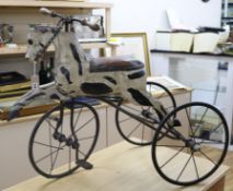 A 19th century horse shaped tricycle