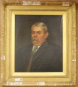 Charles Begber oil, portrait of a gentleman 60 x 50cm.