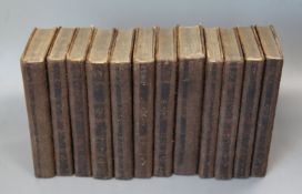 Swift, Jonathan - Works, 12 vols, edited by John Hawkesworth, tree calf, restored, London 1755