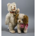 The childhood toys of Erika Maria. Teddy baby in good condition, button label on collar, circa 1930,