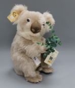 A Steiff Koala bear, white label, USA