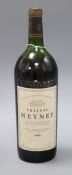 A 1980 bottle of Chateau Meyney