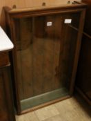 A glazed wall cabinet W.55cm