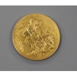 A Victorian gold sovereign 1879, VF