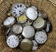 A group of assorted pocket watches