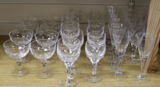 A quantity of Stuart, Atlantis and other table glassware